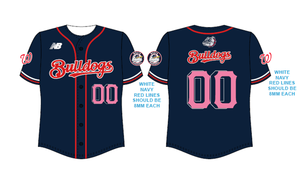 Playing Jersey - Women's - Pink Numbers